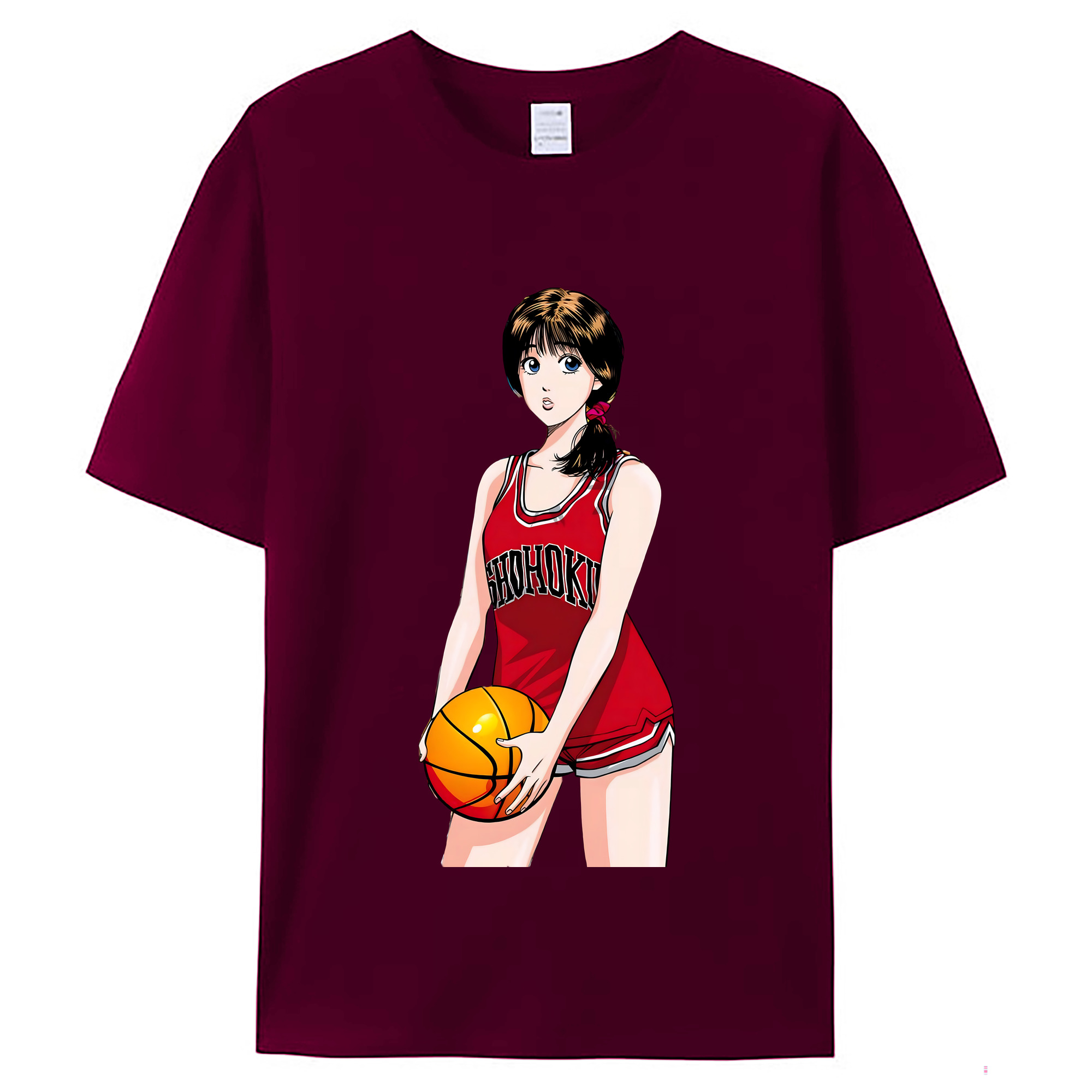 （画像用） SLAM DUNK／スラムダンク レディースカジュアルプリントTシャツ（綿100％）
